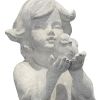 Garden Child with Bird