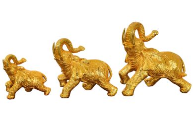 Marching Elephants Parade Set of 3