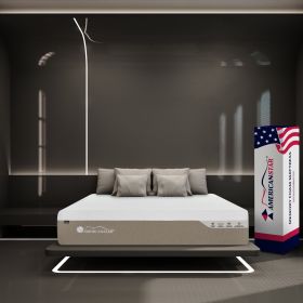 Sweet 12" King Mattress, Copper Infused Moisture Wicking Memory Foam and Silk Like Foam with Ice Feel Cooling Fabric, Plush Foam Core Support