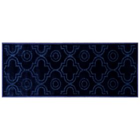 Arya Collection (Color: Navy, size: 20" x 60" Runner)