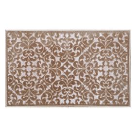 Myla Collection (Color: Taupe, size: 26" x 42" Rectangle)