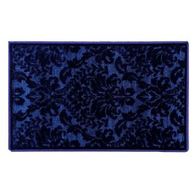 Nyla Collection (Color: Navy, size: 26" x 42" Rectangle)