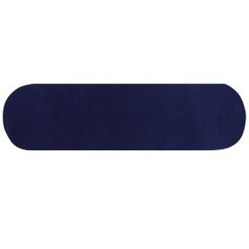 Alpine Solid Collection (Color: Navy Solid, size: 24" x 108" Runner)