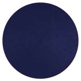 Alpine Solid Collection (Color: Navy Solid, size: 72" Round)