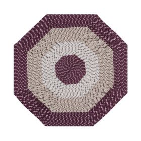 Country Stripe Collection (Color: Burgundy Stripe, size: 72" Octagonal)