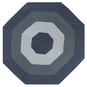 Country Stripe Collection (Color: Dark Blue Stripe, size: 72" Octagonal)