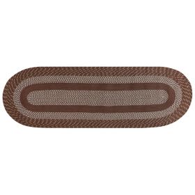 Newport Collection (Color: Brown, size: 24" x 72" Runner)