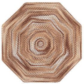 Ombre Chenille Collection (Color: Brown, size: 48" Octagonal)