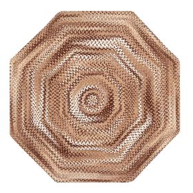 Ombre Chenille Collection (Color: Brown, size: 72" Octagonal)