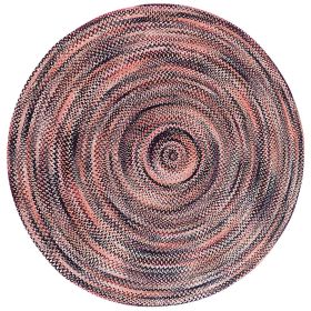 Ombre Chenille Collection (Color: Burgundy, size: 72" Round)