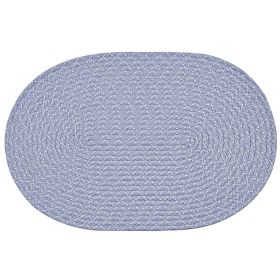 Sunsplash Collection (Color: Periwinkle, size: 60" x 96" Oval)