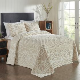 Ardent Collection (Color: Beige, size: Full/Double Bedspread Set)