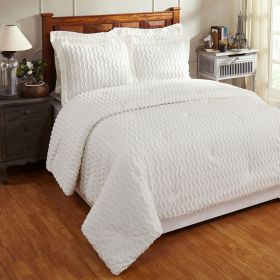 Isabella Comforter (Color: Ivory, size: Full/Queen)