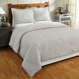 Isabella Comforter (Color: Gray, size: Twin)