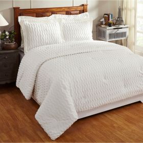 Isabella Comforter (Color: Ivory, size: Twin)