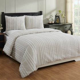 Winston Comforter (Color: Taupe, size: Full/Queen)